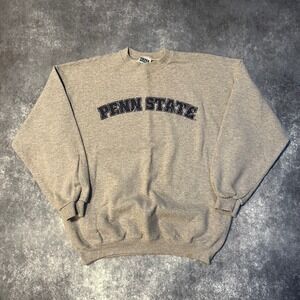Vintage Penn State Crewneck Sweatshirt Gray Men's X-Large Tultex‎